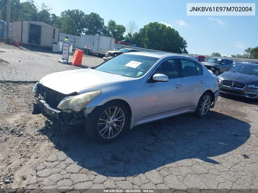 2007 Infiniti G35 Sport VIN: JNKBV61E97M702004 Lot: 42616325
