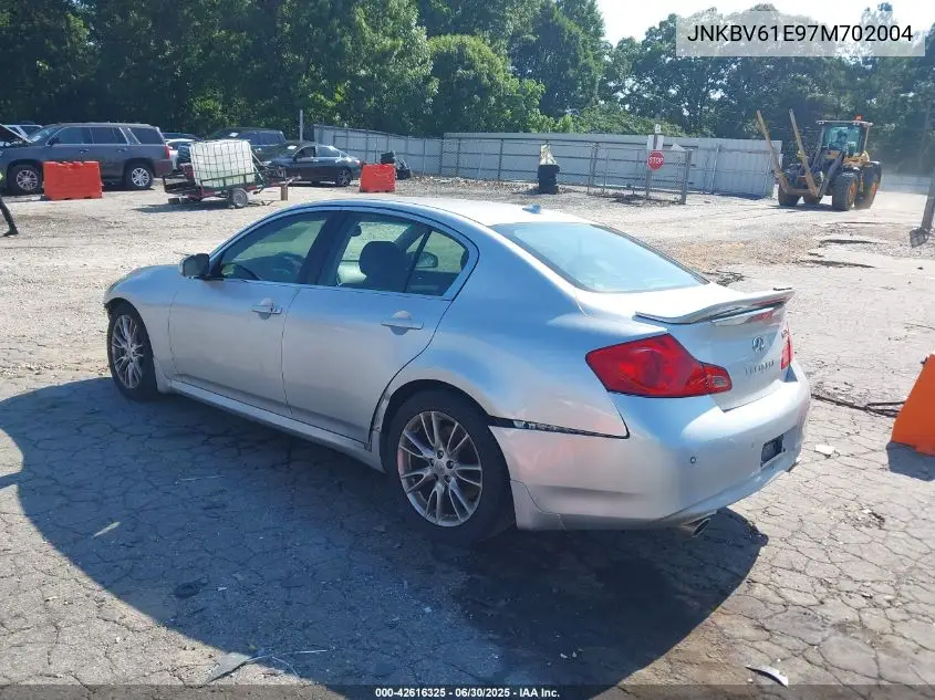 2007 Infiniti G35 Sport VIN: JNKBV61E97M702004 Lot: 42616325