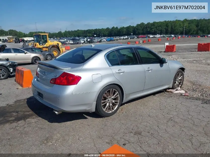 2007 Infiniti G35 Sport VIN: JNKBV61E97M702004 Lot: 42616325