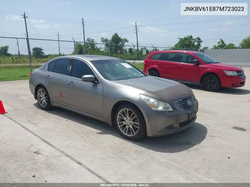 2007 Infiniti G35 Sport VIN: JNKBV61E87M723023 Lot: 42622613