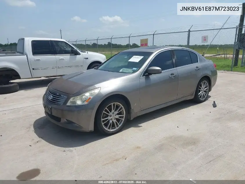 2007 Infiniti G35 Sport VIN: JNKBV61E87M723023 Lot: 42622613