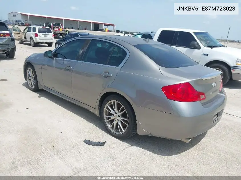2007 Infiniti G35 Sport VIN: JNKBV61E87M723023 Lot: 42622613