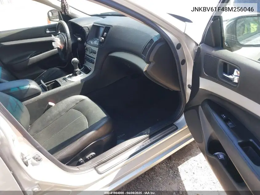 2008 Infiniti G35X VIN: JNKBV61F48M256046 Lot: 41984008
