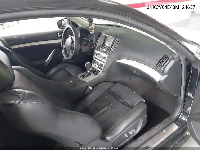 2008 Infiniti G37 Journey VIN: JNKCV64E48M124637 Lot: 42255137