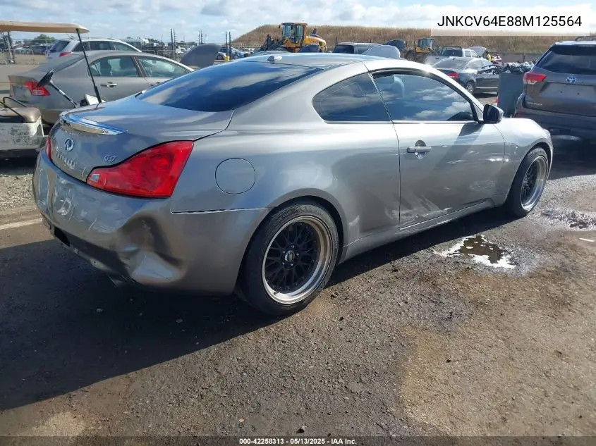 2008 Infiniti G37 Journey VIN: JNKCV64E88M125564 Lot: 42258313