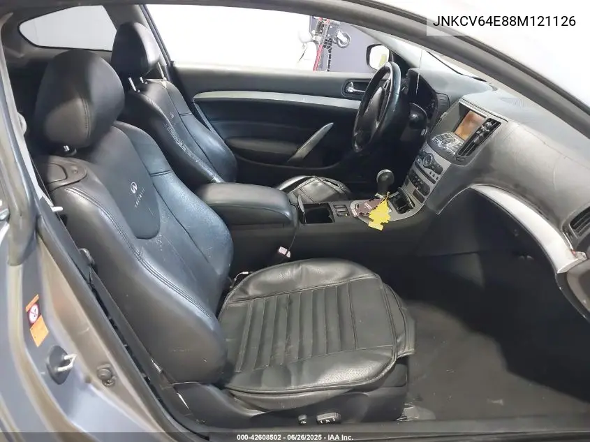 2008 Infiniti G37 Journey VIN: JNKCV64E88M121126 Lot: 42608502