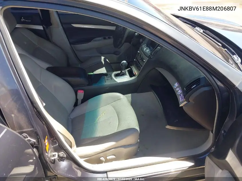 2008 Infiniti G35 Journey VIN: JNKBV61E88M206807 Lot: 42608979