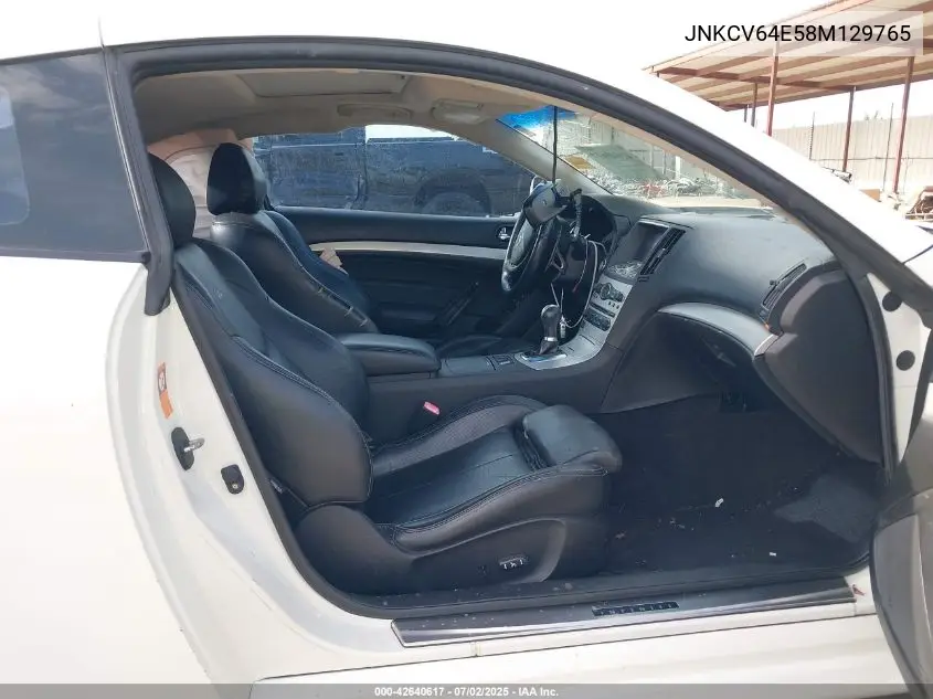 2008 Infiniti G37 Journey VIN: JNKCV64E58M129765 Lot: 42640617