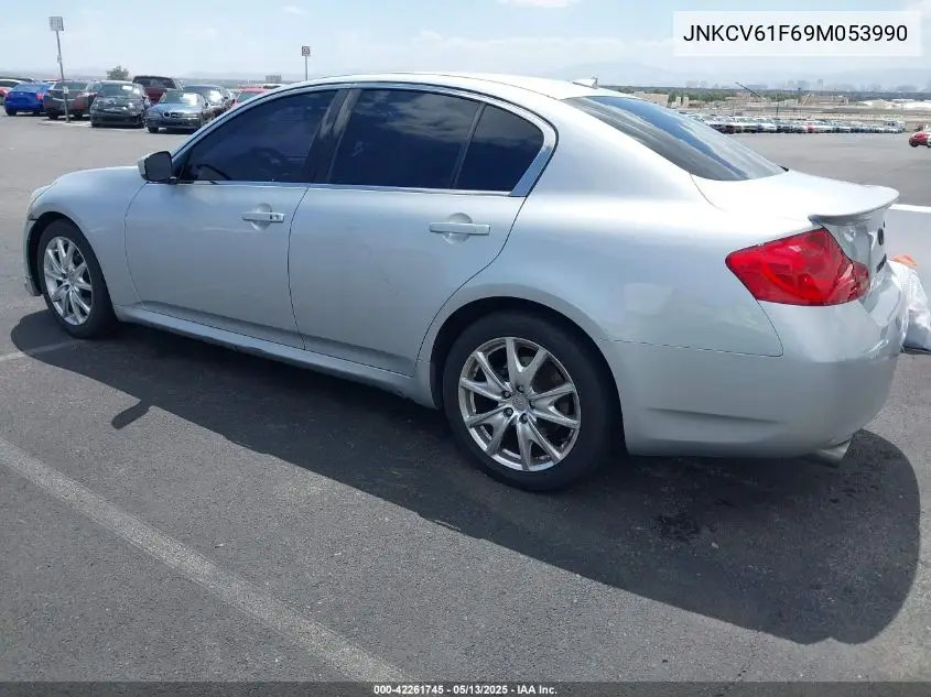 2009 Infiniti G37X VIN: JNKCV61F69M053990 Lot: 42261745