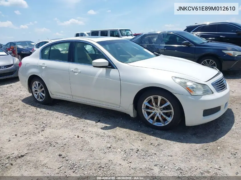 2009 Infiniti G37 Journey VIN: JNKCV61E89M012610 Lot: 42624195