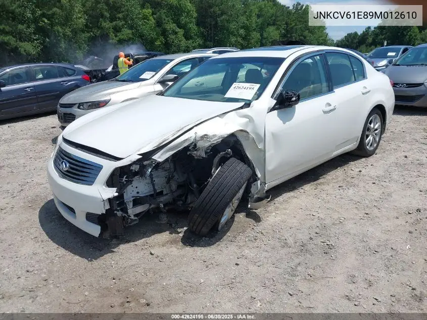 2009 Infiniti G37 Journey VIN: JNKCV61E89M012610 Lot: 42624195