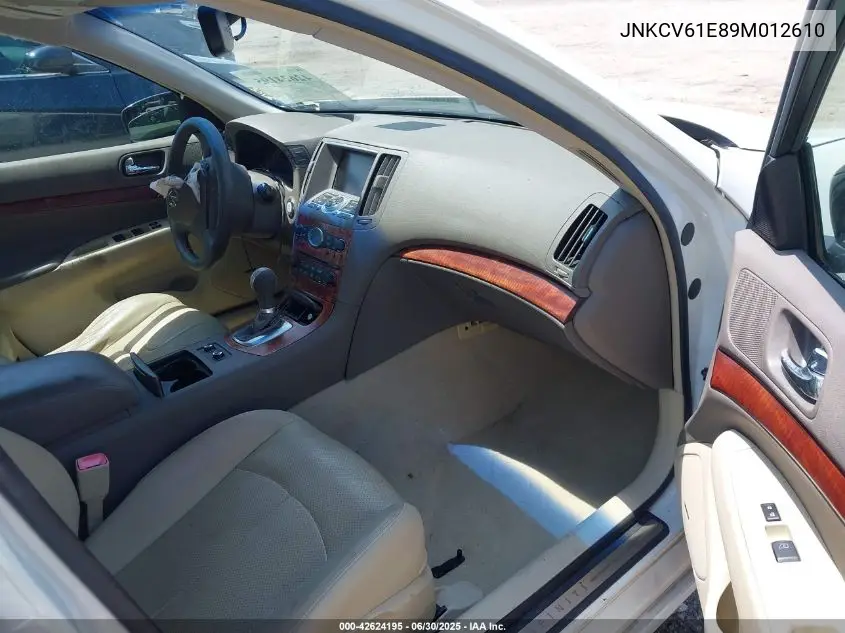 2009 Infiniti G37 Journey VIN: JNKCV61E89M012610 Lot: 42624195