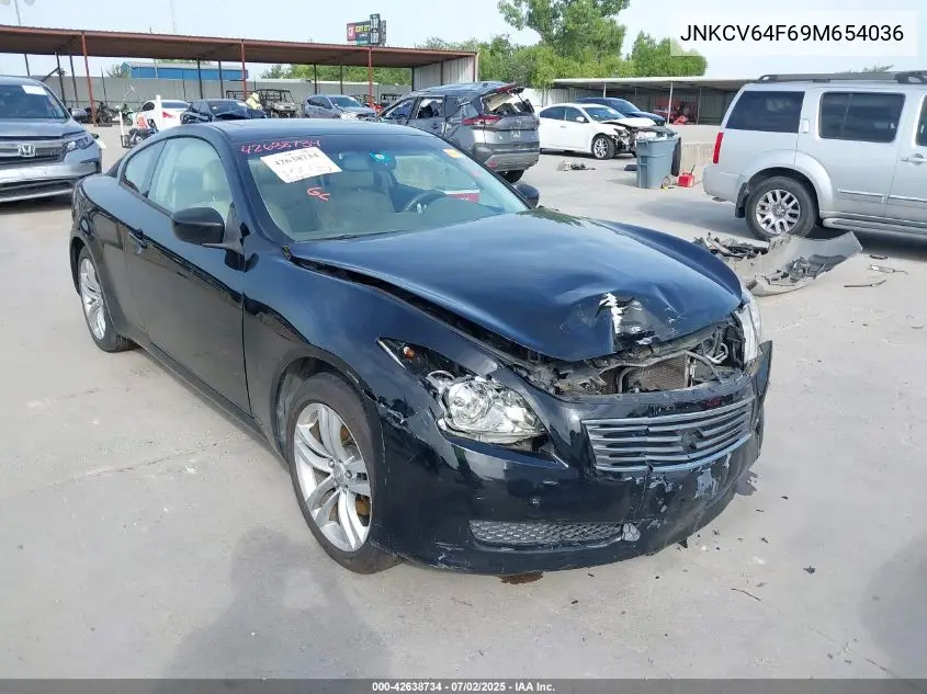 2009 Infiniti G37 VIN: JNKCV64F69M654036 Lot: 42638734