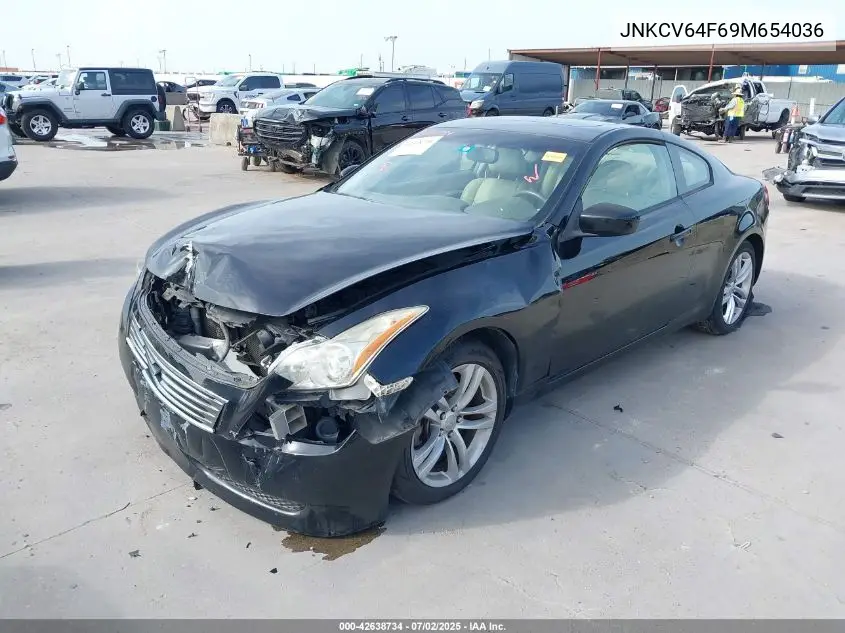 2009 Infiniti G37 VIN: JNKCV64F69M654036 Lot: 42638734