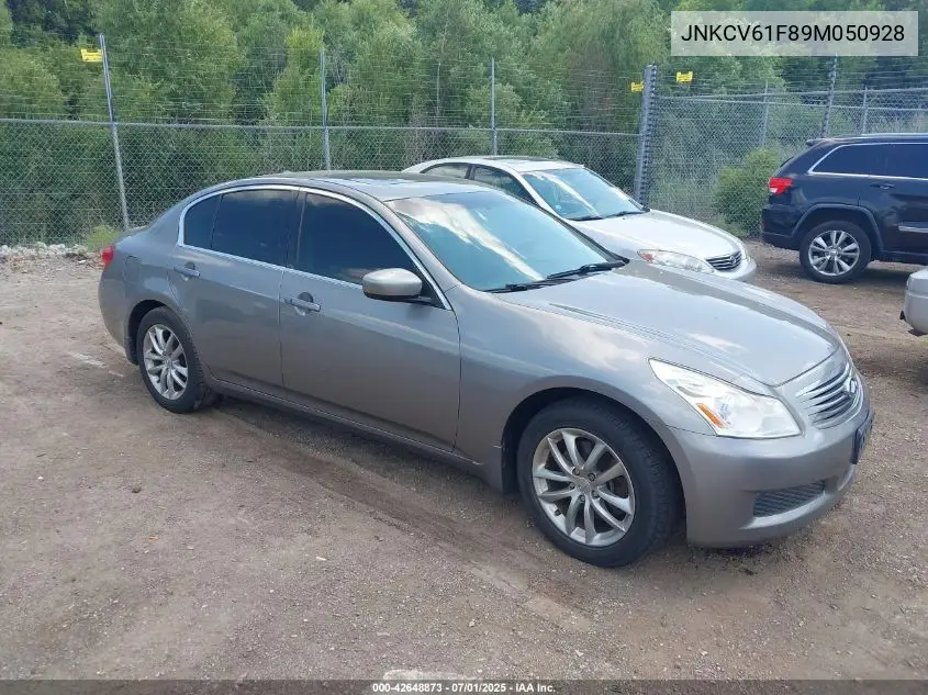 2009 Infiniti G37X VIN: JNKCV61F89M050928 Lot: 42648873
