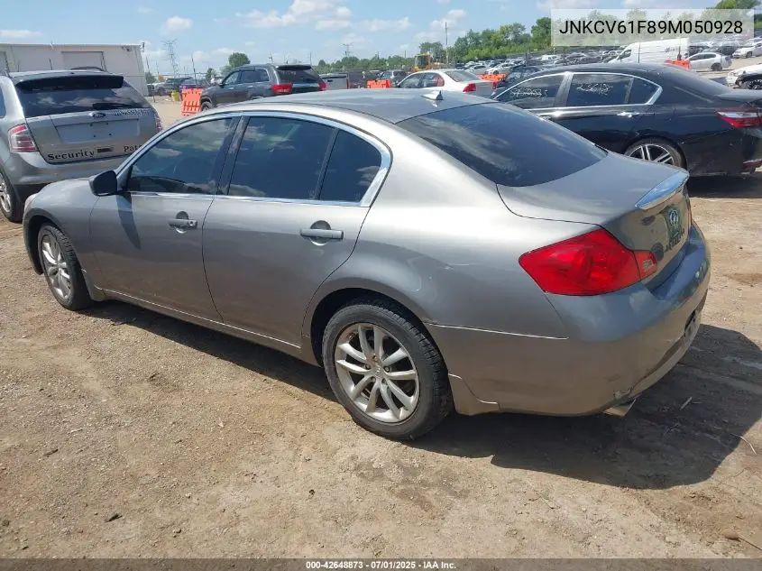 2009 Infiniti G37X VIN: JNKCV61F89M050928 Lot: 42648873