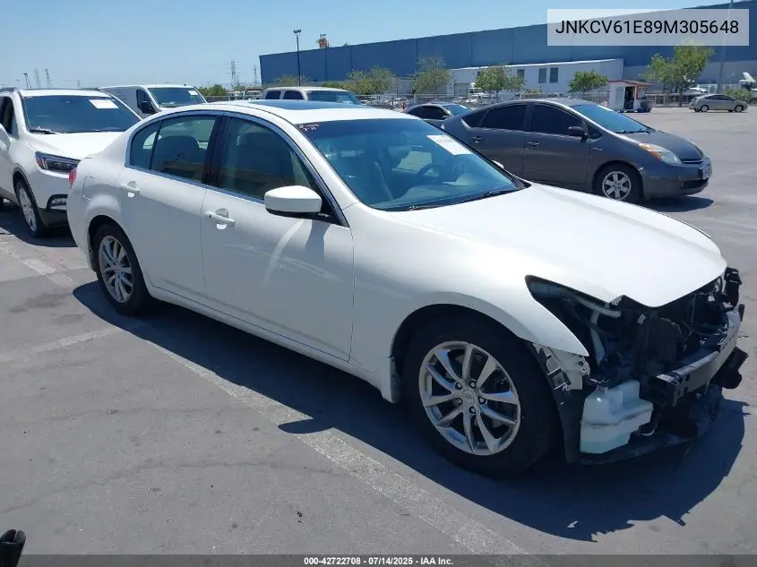 2009 Infiniti G37 Journey VIN: JNKCV61E89M305648 Lot: 42722708