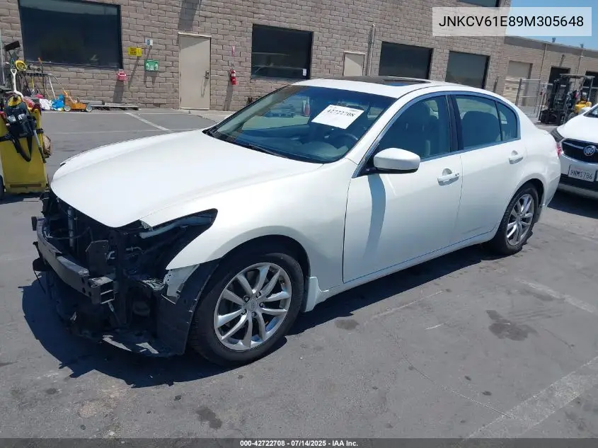 2009 Infiniti G37 Journey VIN: JNKCV61E89M305648 Lot: 42722708
