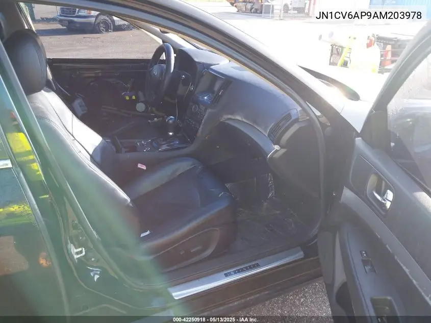 2010 Infiniti G37 Journey VIN: JN1CV6AP9AM203978 Lot: 42250918
