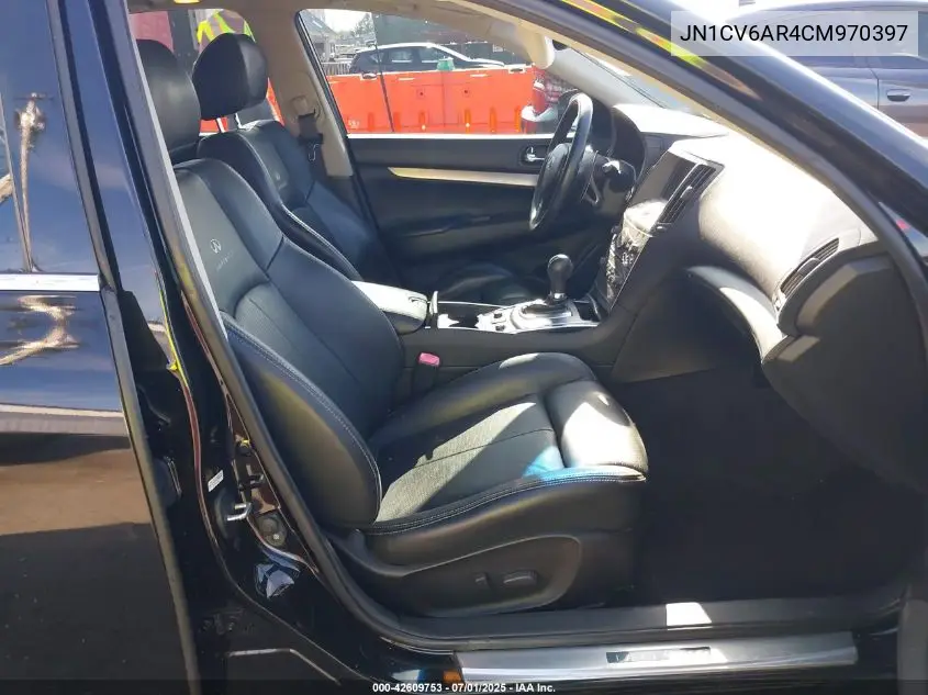 2012 Infiniti G37X VIN: JN1CV6AR4CM970397 Lot: 42609753