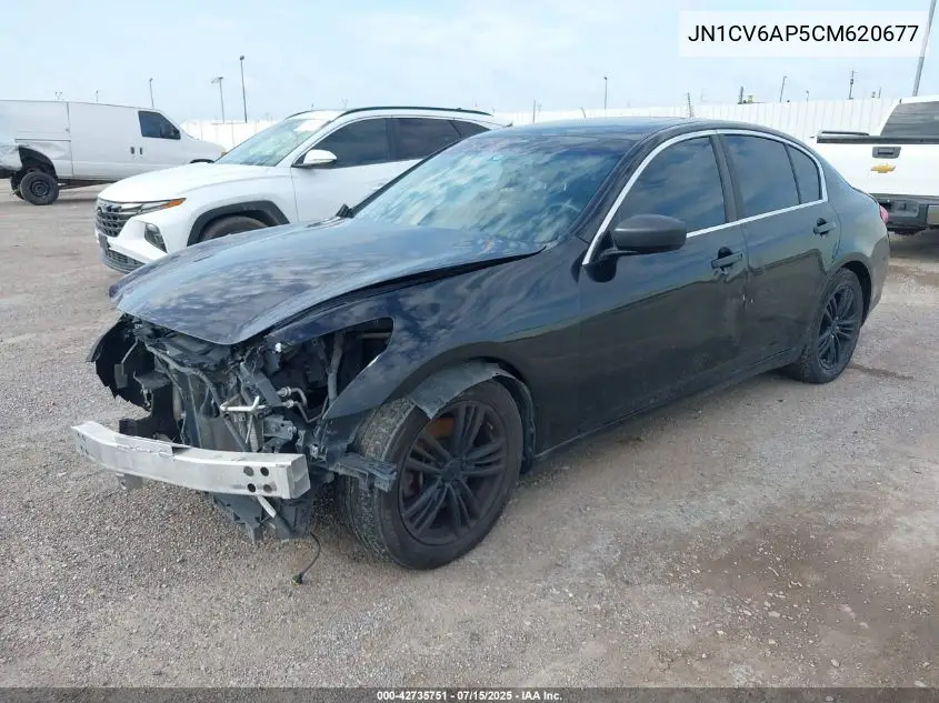 2012 Infiniti G37 Sport VIN: JN1CV6AP5CM620677 Lot: 42735751