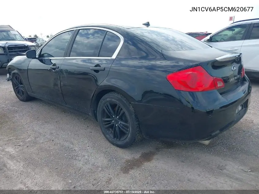 2012 Infiniti G37 Sport VIN: JN1CV6AP5CM620677 Lot: 42735751
