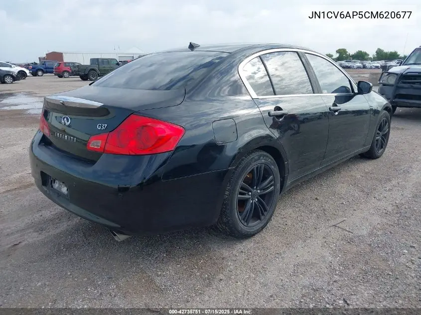 2012 Infiniti G37 Sport VIN: JN1CV6AP5CM620677 Lot: 42735751
