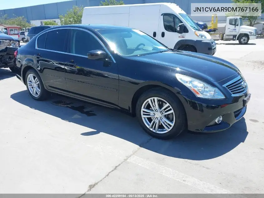2013 Infiniti G37X VIN: JN1CV6AR9DM767166 Lot: 42259184