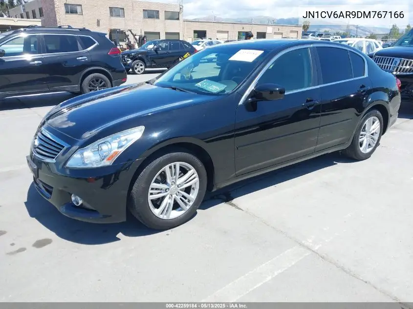 2013 Infiniti G37X VIN: JN1CV6AR9DM767166 Lot: 42259184