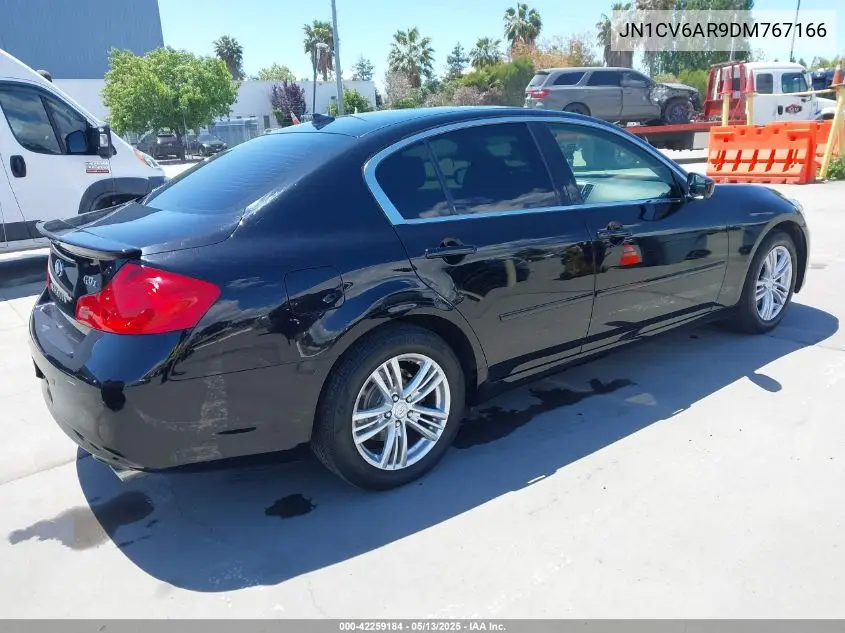 2013 Infiniti G37X VIN: JN1CV6AR9DM767166 Lot: 42259184
