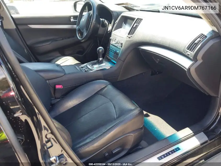 2013 Infiniti G37X VIN: JN1CV6AR9DM767166 Lot: 42259184