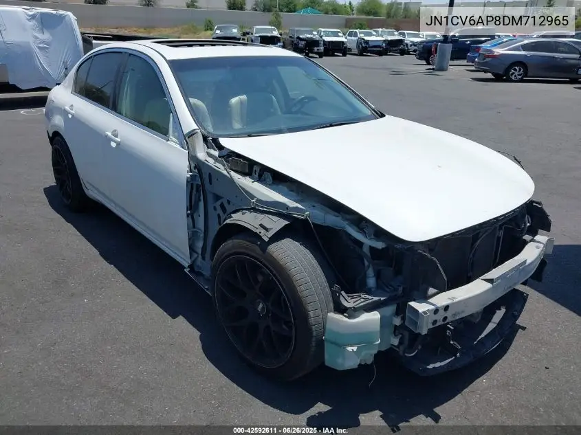 2013 Infiniti G37 Journey VIN: JN1CV6AP8DM712965 Lot: 42592611