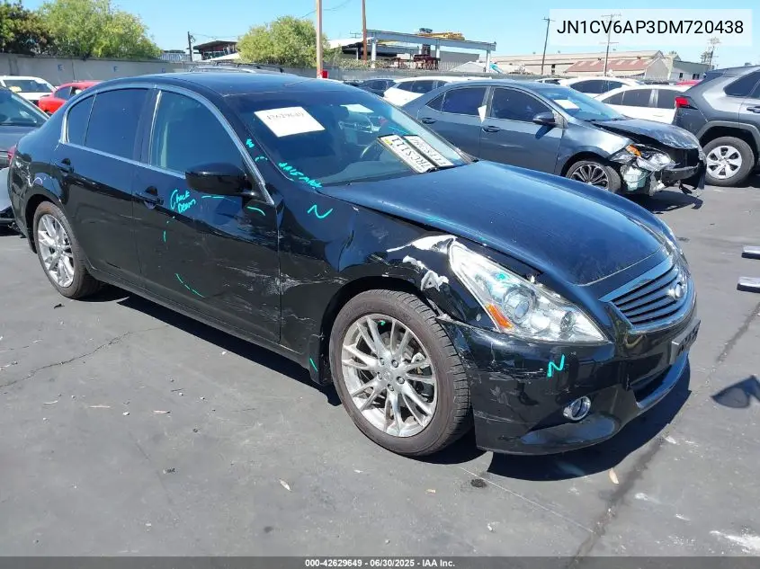 2013 Infiniti G37 Journey VIN: JN1CV6AP3DM720438 Lot: 42629649
