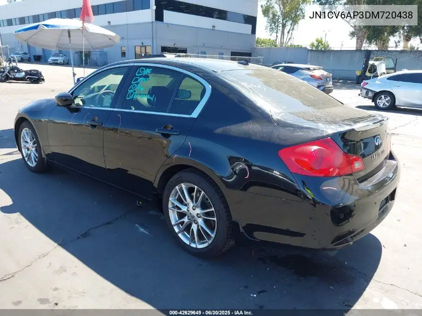 2013 Infiniti G37 Journey VIN: JN1CV6AP3DM720438 Lot: 42629649