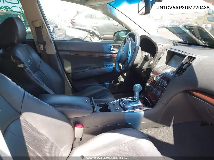 2013 Infiniti G37 Journey VIN: JN1CV6AP3DM720438 Lot: 42629649
