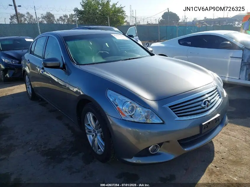 jn1cv6ap9dm726325 JN1CV6AP9DM726325 2013 Infiniti G37 Journey