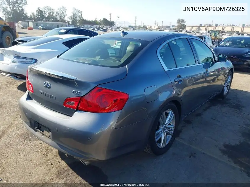 jn1cv6ap9dm726325 JN1CV6AP9DM726325 2013 Infiniti G37 Journey
