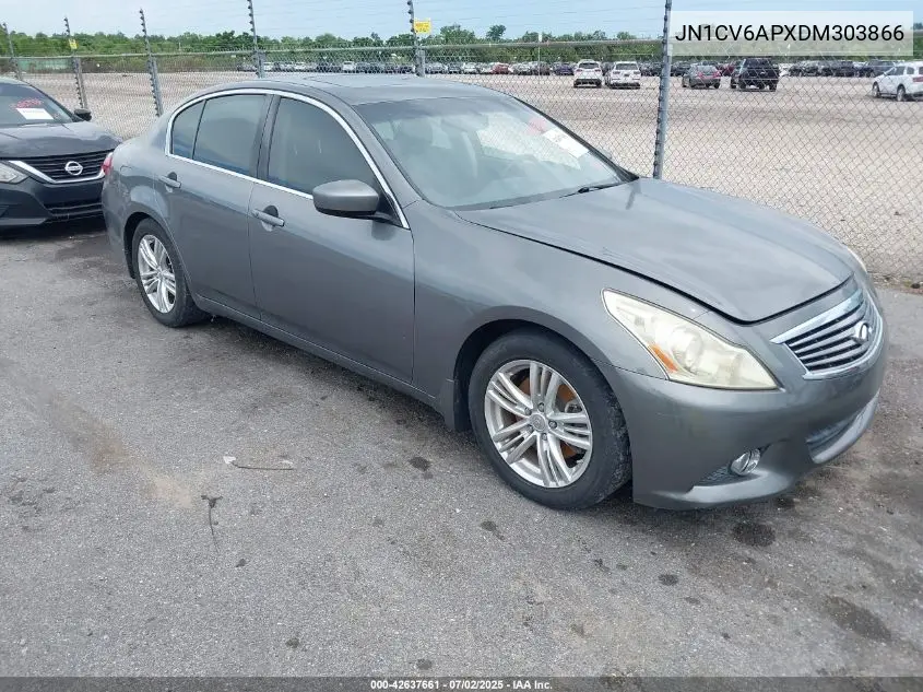 2013 Infiniti G37 Journey VIN: JN1CV6APXDM303866 Lot: 42637661