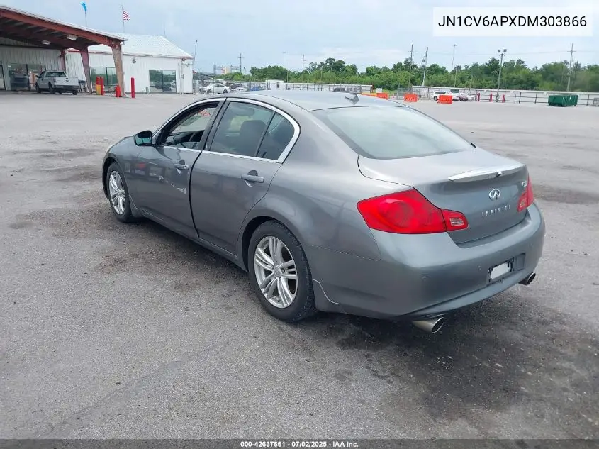 2013 Infiniti G37 Journey VIN: JN1CV6APXDM303866 Lot: 42637661