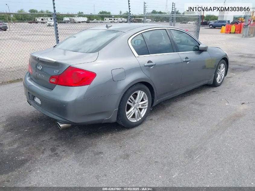 2013 Infiniti G37 Journey VIN: JN1CV6APXDM303866 Lot: 42637661