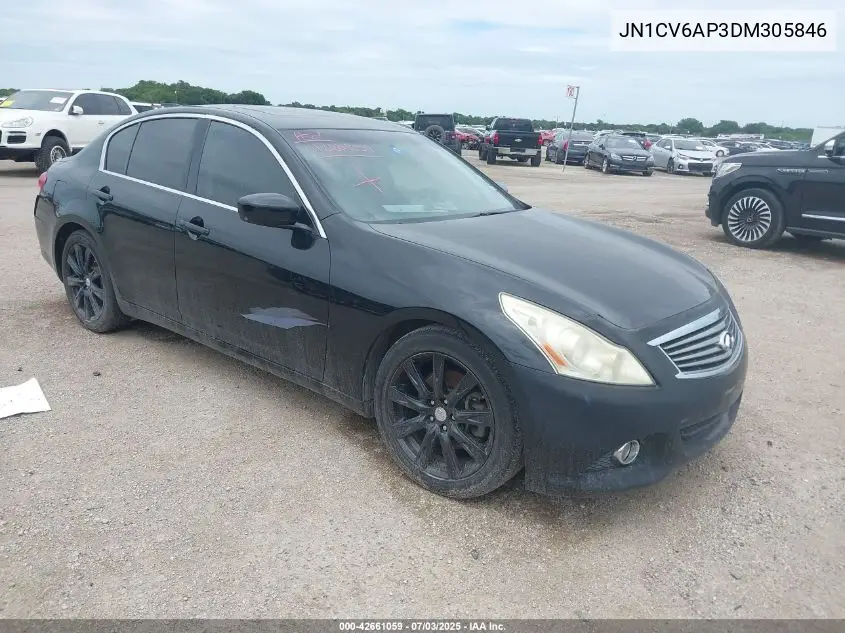 2013 Infiniti G37 Journey VIN: JN1CV6AP3DM305846 Lot: 42661059