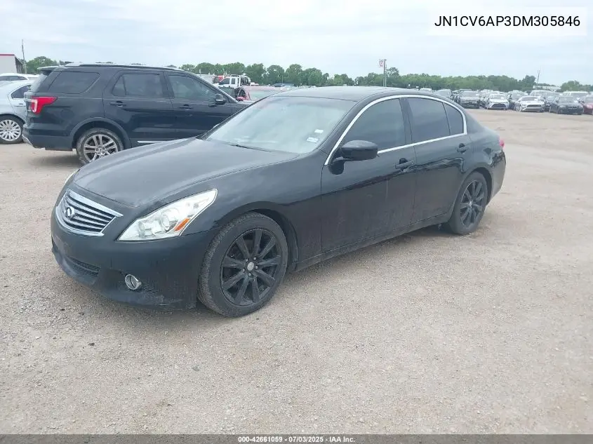 2013 Infiniti G37 Journey VIN: JN1CV6AP3DM305846 Lot: 42661059