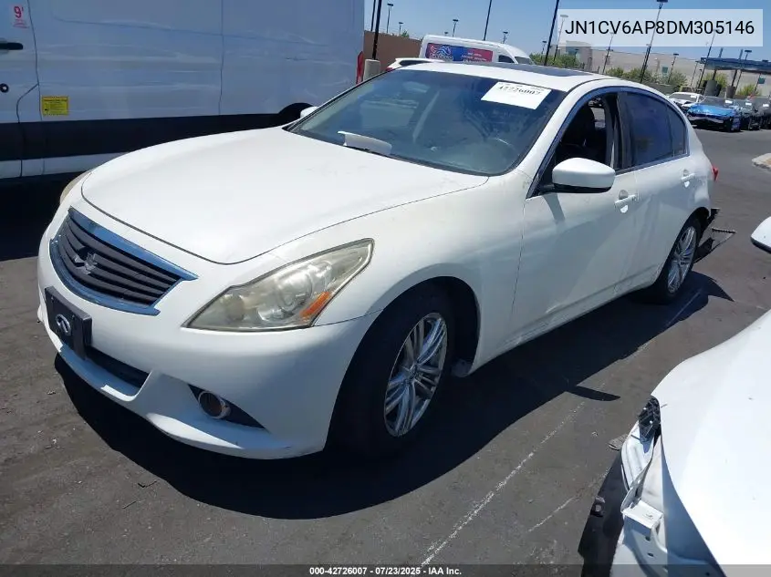 2013 Infiniti G37 Journey VIN: JN1CV6AP8DM305146 Lot: 42726007