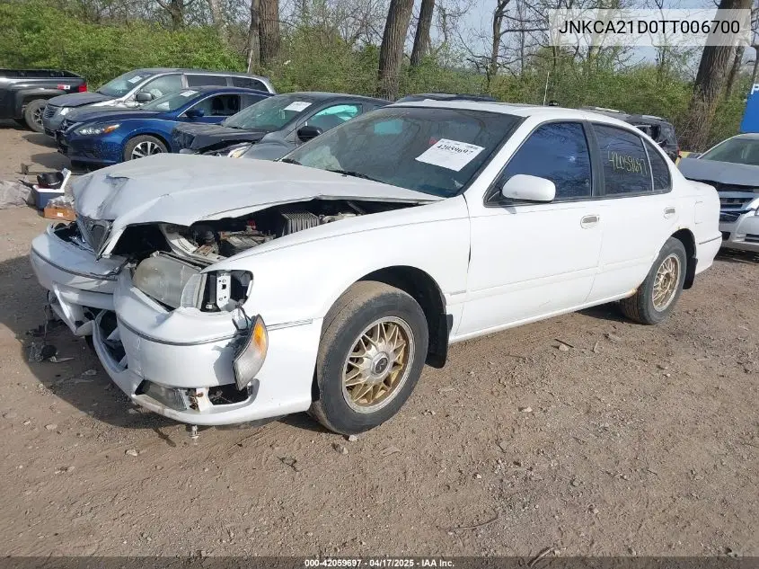 1996 Infiniti I30 VIN: JNKCA21D0TT006700 Lot: 42059697