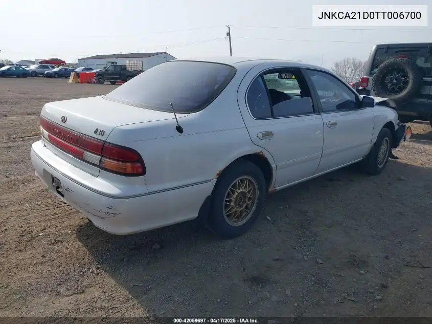 1996 Infiniti I30 VIN: JNKCA21D0TT006700 Lot: 42059697