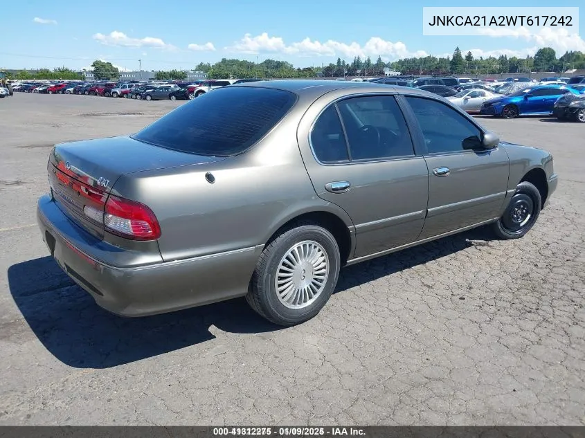 1998 Infiniti I30 Standard/Touring VIN: JNKCA21A2WT617242 Lot: 41312275