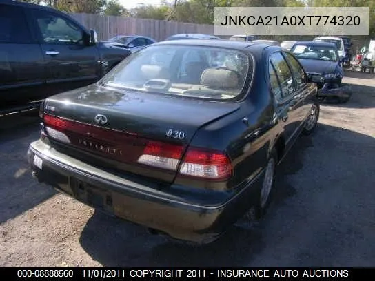 1999 Infiniti I30 VIN: JNKCA21A0XT774320 Lot: 8888560