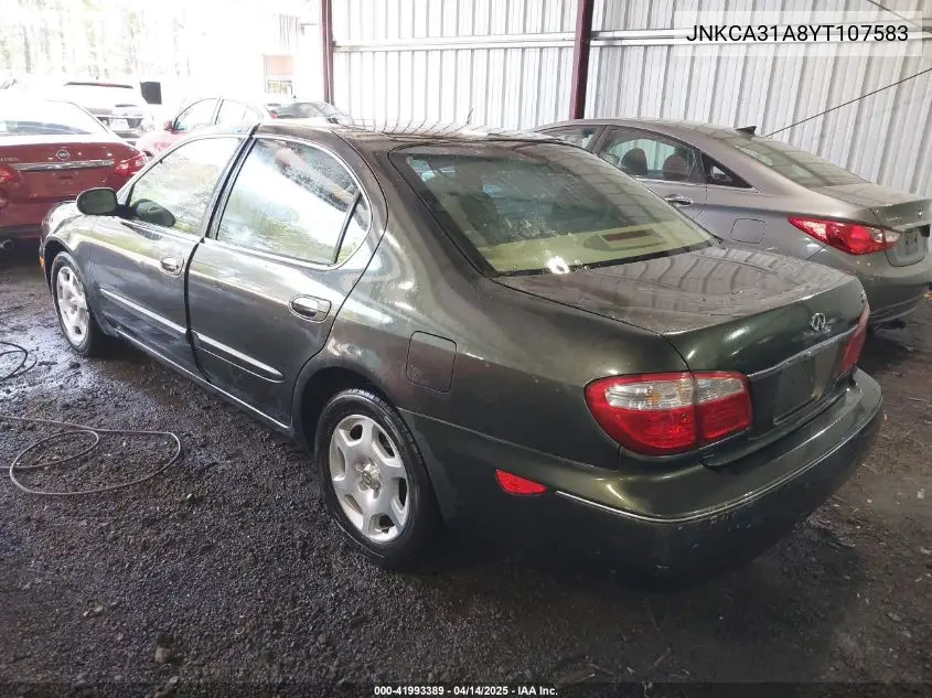 2000 Infiniti I30 Luxury/Touring VIN: JNKCA31A8YT107583 Lot: 41993389