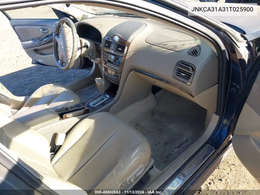 2001 Infiniti I30 Touring VIN: JNKCA31A31T025900 Lot: 40852653