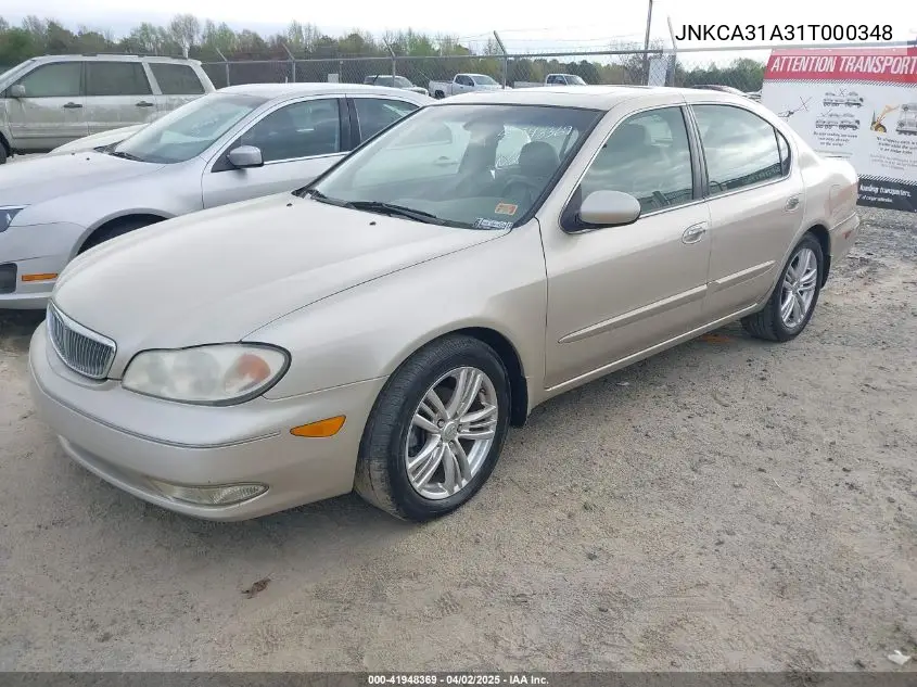 2001 Infiniti I30 Luxury VIN: JNKCA31A31T000348 Lot: 41948369